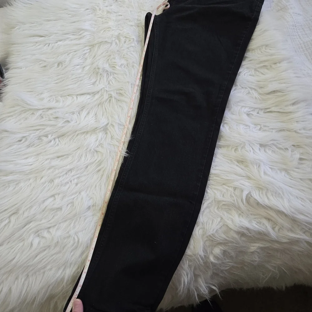OLD‎ NAVY Jeans Men's 38x34 Relaxed Slim Tapered Denim Black Built in Flex